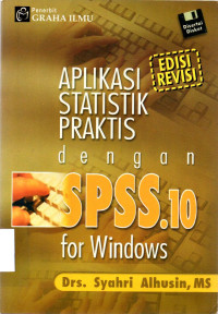Image of Aplikasi Statistik Praktis Dengan SPSS.10 For Windows