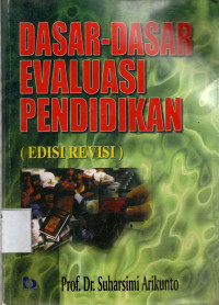 Image of Dasar-dasar evaluasi pendidikan