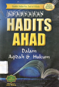 Image of Keabsahan Hadits Ahad
