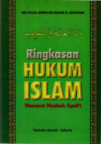 Ringkasan Hukum Islam Menurut Mahzab syafi'i