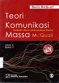 Image of Teori Komunikasi Massa McQuail