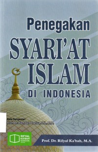 Penegakan Syariat Islam Di Indonesia